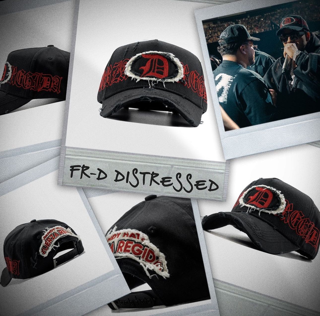 Dandy Hats X Fuerza Regida - Distressed